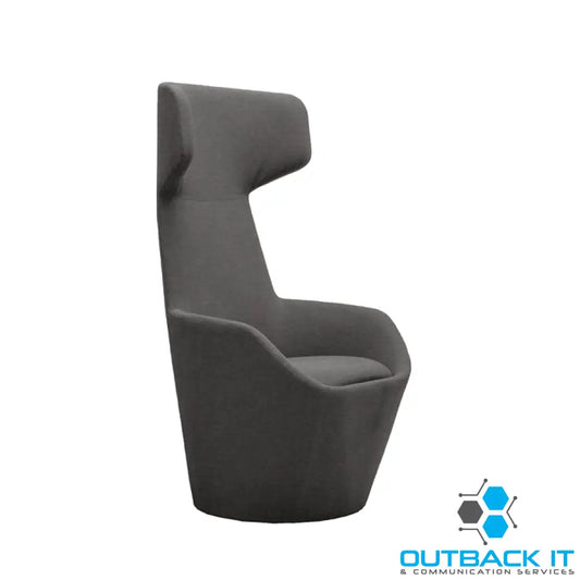 LDR Focus Ultra Chair–High-back lounge chair with ergonomic design fabric upholstery,wide headrest&curved
