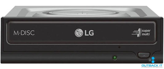 LG GH24NSD1 24x SATA Internal DVD - M-DISC Support Silent Play Jamless Play Cyberlink Power 2 Go. OEM Bulk Packaging