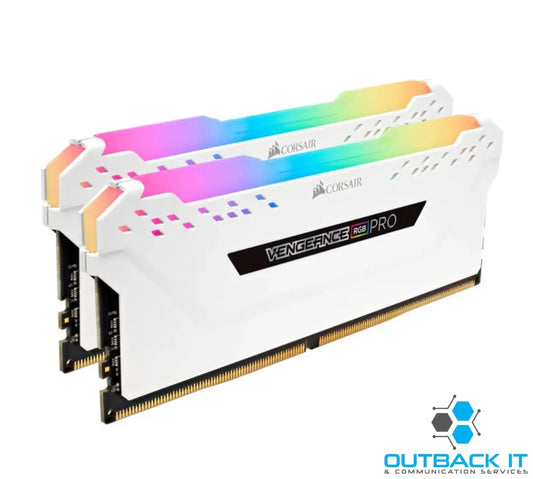 (LS)Corsair Vengeance RGB PRO 16GB (2x8GB) DDR4 3200MHz C16 Desktop Gaming Memory White DDR4 UDIMM (Desktop)