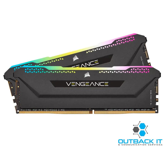 (LS) Corsair Vengeance RGB PRO SL 32GB (2x16GB) DDR4 3200Mhz C16 Black Heatspreader for AMD Desktop Gaming Memory DDR4