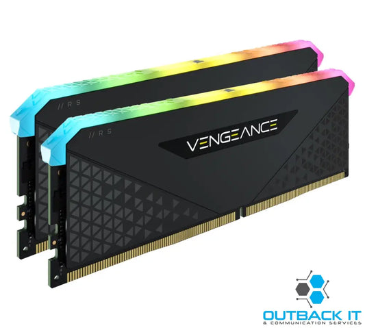 (LS)Corsair Vengeance RGB RS 16GB (2x8GB) DDR4 3200MHz C16 16-20-20-38 Black Heatspreader Desktop Gaming Memory DDR4