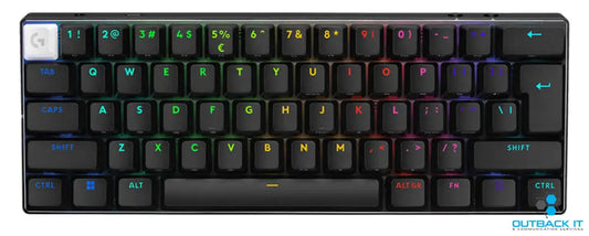 (LS)Logitech PRO X 60 LIGHTSPEED Wireless Gaming Keyboard -Black 2.4GHz LIGHTSPEED Bluetooth® or USB wired connection