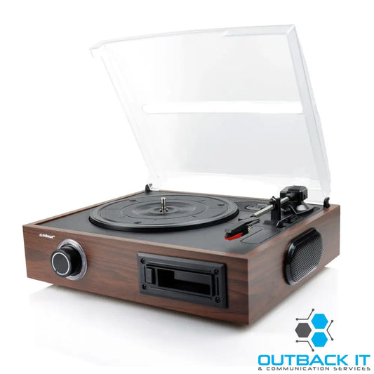 (LS)mbeat® USB Turntable and Cassette to Digital Recorder- Cassette Player 33.3/45/78 RPM Vinyls and Cassette Record