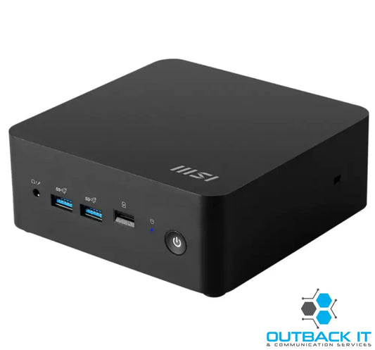 MSI Cubi NUC 1M-015BAU miniPC Barebone Black Core 7-150U/Up to DDR5/2*M.2/2*HDMI/2*TBT/2*LAN/Wifi6/Card Reader/Switch