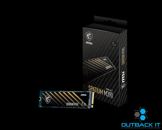 MSI SPATIUM M390 NVMe M.2 1TB SSD PCIe Gen3x4 Sequential Read up to 3300MB/s Sequential Write up to 3000MB/s 400 TBW 5