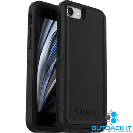 OtterBox Commuter Apple iPhone SE (3rd & 2nd Gen) and iPhone 8/7 Case Black - (77-56650) DROP + 3X Military Standard