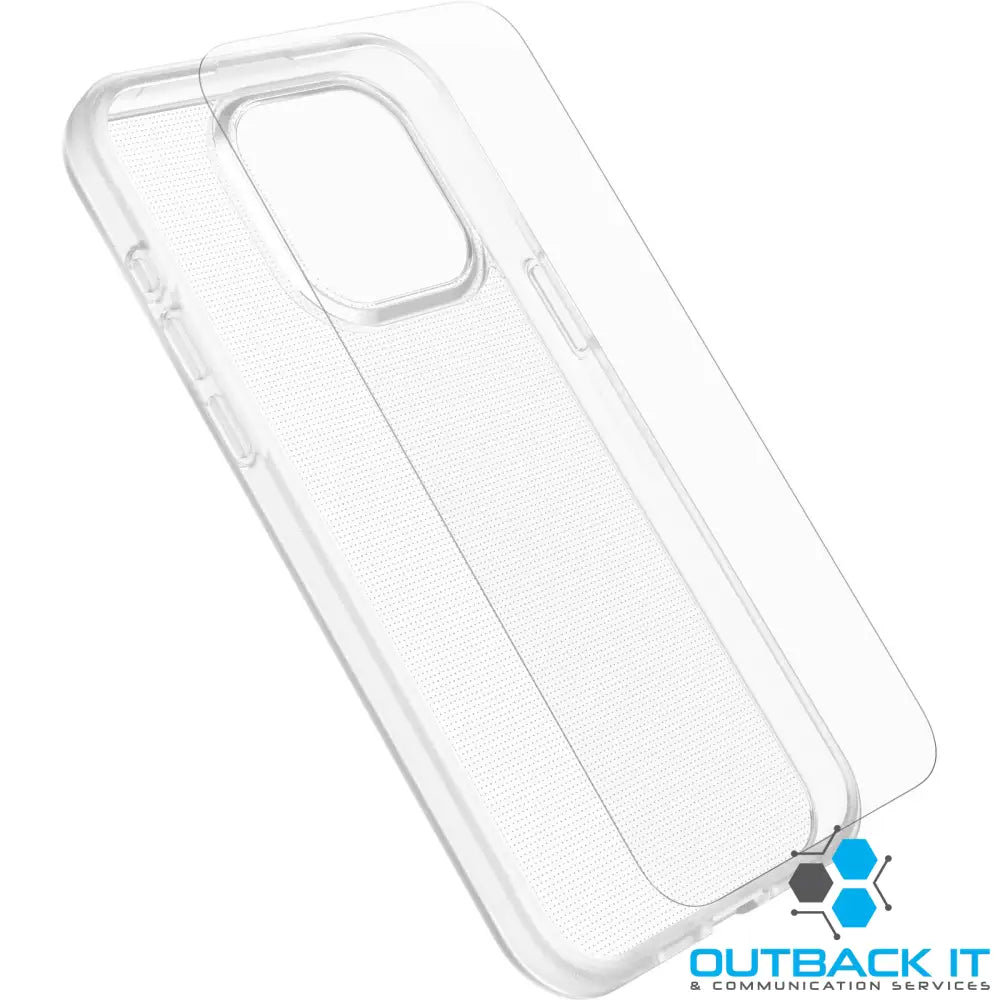 OtterBox React Case with Screen Protector Apple iPhone 15 Plus (6.7’) Clear -(78-81236),DROP + Military Standard