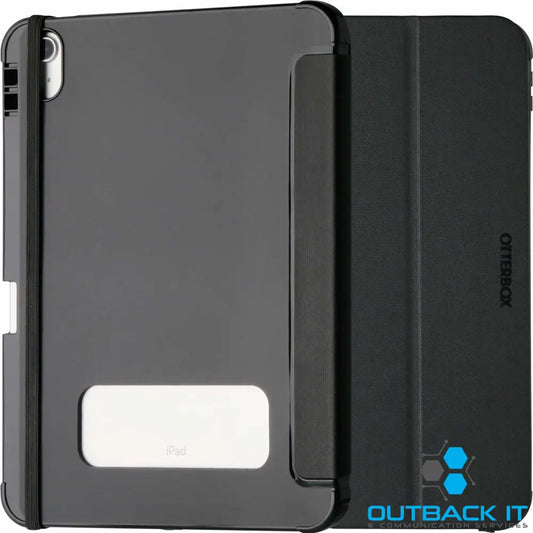OtterBox React Folio Apple iPad (11.0’) 11th Gen (A16) / iPad 10th Gen (10.9’) Case Black - (77-92188) DROP + Military