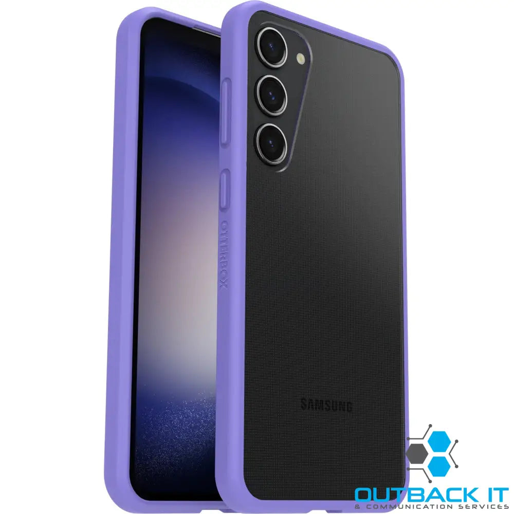 OtterBox React Samsung Galaxy S23 + 5G (6.6’) Case Purplexing (Purple) - (77-91307) Antimicrobial DROP + Military