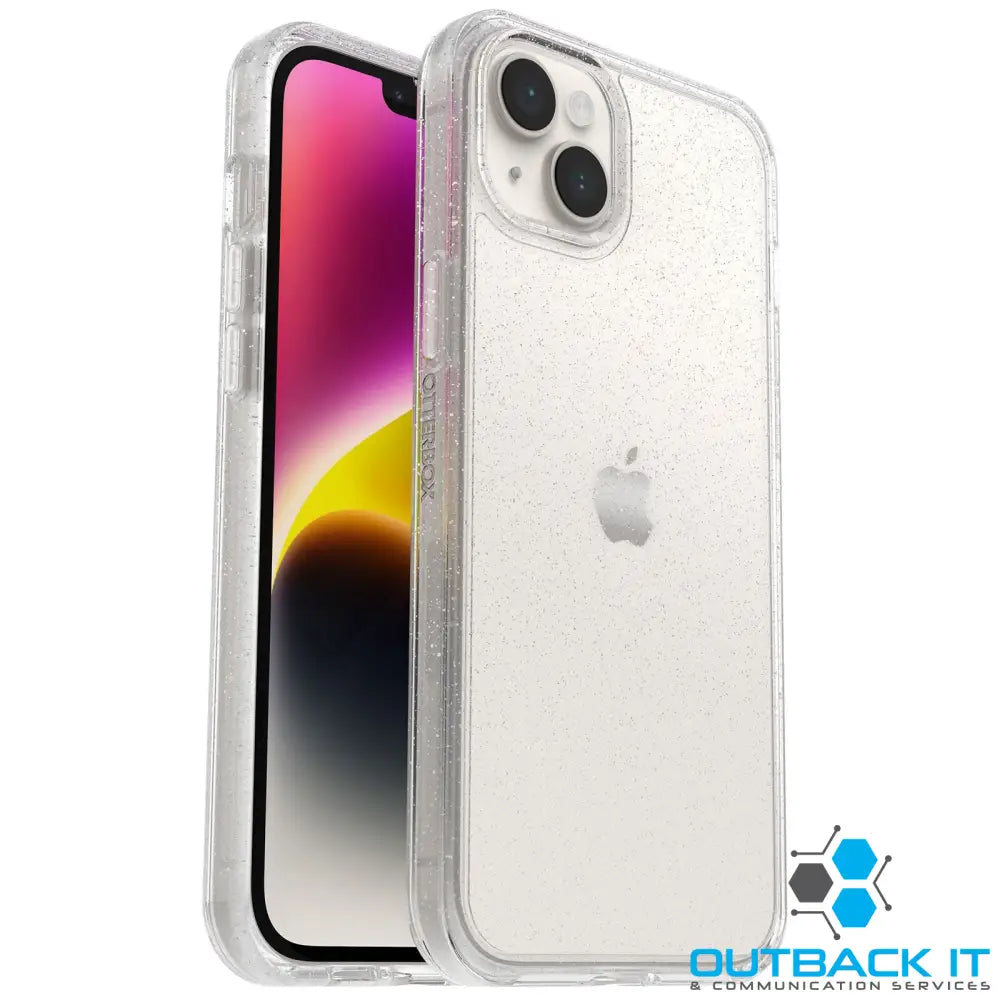 OtterBox Symmetry Clear Apple iPhone 14 Plus Case Stardust (Clear Glitter) - (77-88595) DROP + 3X Military Standard