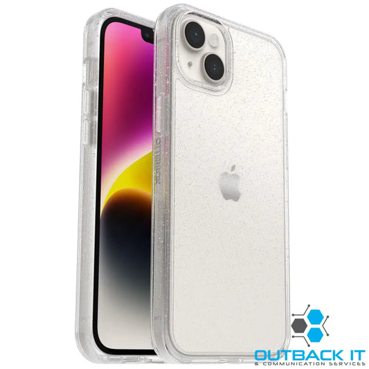 OtterBox Symmetry Clear Apple iPhone 14 Plus Case Stardust (Clear Glitter) - (77-88595) DROP + 3X Military Standard