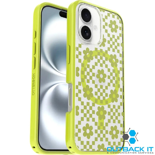 Otterbox Symmetry Clear Magsafe Apple iPhone 16 Case Daisy Dance - (77-97131) iPhone 16 Cases