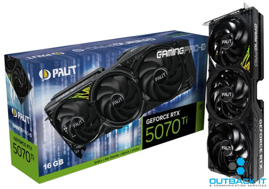 PALIT RTX5070Ti GAMINGPRO-S 16GB GDDR7 256bit 3-DP HDMI NE7507T019T2-GB2031U PCI-E nVidia Chipset