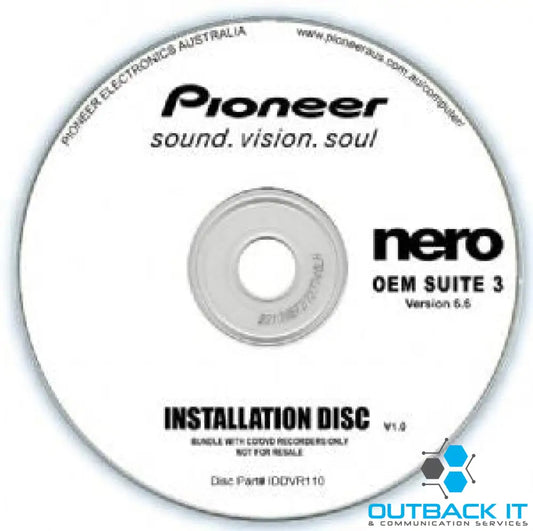Pioneer Software Nero Suite 3 OEM Version 6.6 - Play Edit Burn & Share Blu-ray & 3D contents - PowerDVD10