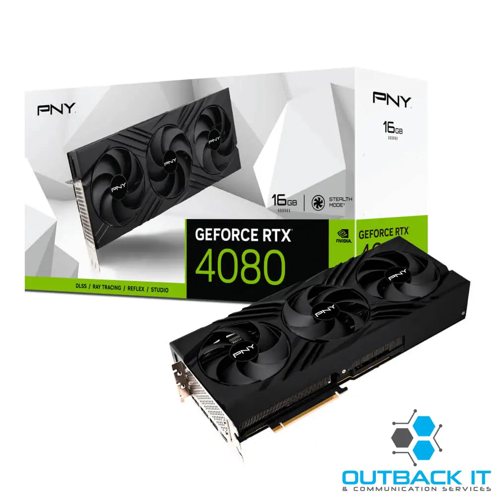 PNY GeForce RTX™ 16GB GDDR6X TF VERTO Triple Fan 9728 Cude Cores 23Gbps 2205/2505 Mhz 3x DP 1x HDMI 2.1 PCI-E nVidia
