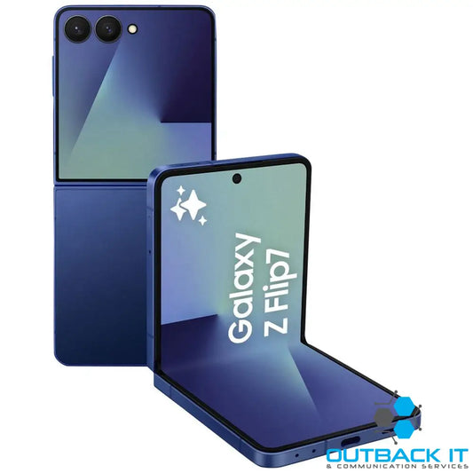 Samsung Galaxy Z Flip7 5G 256GB - Blue Shadow*AU STOCK* 6.9’ Full HD + 120Hz 12GB/256GB 50MP/10MP Single + eSIM 4000mAh