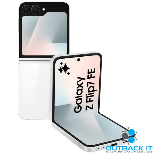 Samsung Galaxy Z Flip7 FE 5G 128GB - White*AU STOCK* 6.7’ Full HD + 120Hz 8GB/128GB 50MP/10MP Single + eSIM 4000mAh 2