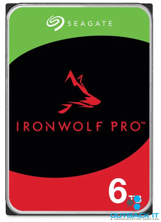 Seagate ST6000NT001 6TB IronWolf Pro 3.5’ SATA 6Gb/s NAS Hard Drive - 256MB -5 years Limited Warranty (LS) 3.5’ SATA