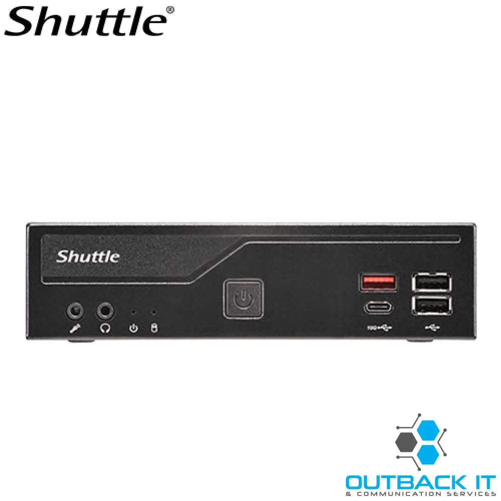 Shuttle DH810 Slim Mini PC 1.3L chassis - Intel® Core™ Ultra 200 serie,2 x DDR5 SODIMM slots,48GB 2xLAN (1G & 2.5G)
