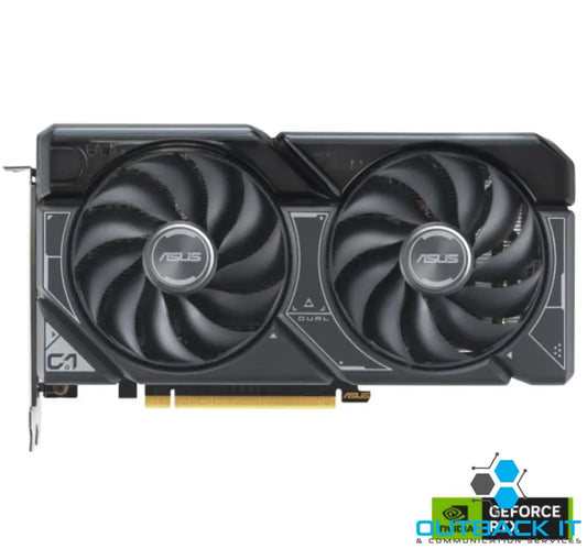 (SI SKU Not Retail Packed) ASUS nVidia GeForce DUAL-RTX4060TI-O8G-V2 RTX4060 Ti OC Edition 8GB GDDR6 2565 MHz Boost