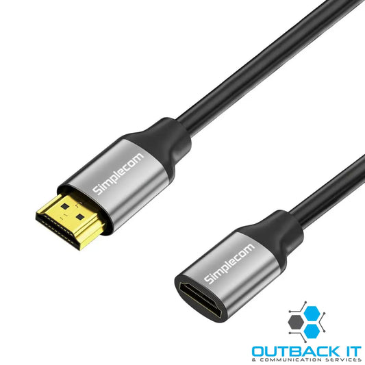Simplecom CAF305 0.5M HDMI 2.1 Extension Cable Male to Female 48Gbps 8K@60Hz HDMI & Video Cables