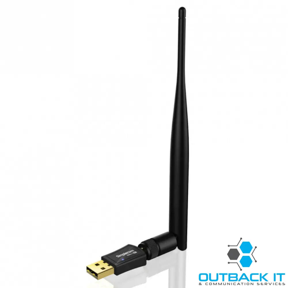 Simplecom NW611 AC600 WiFi Dual Band USB Adapter with 5dBi High Gain Antenna USB Network Adapters