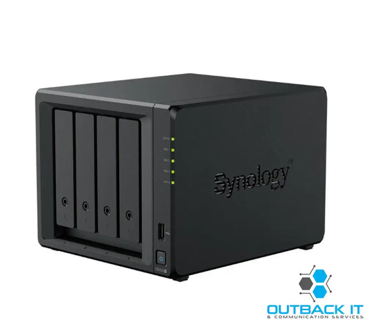 Synology DiskStation DS425 + NAS 4-Bay 3.5’ Diskless Intel Celeron J4125 1 x 1GbE + 1 x 2.5GbE 2GB RAM 2 x USB3.2 3