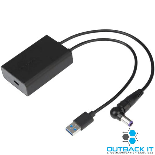 Targus USB-C USB-A DC Power Demultiplexer Adapter for DOCK180 with Power Delivery Black 3 year WTY Docking Stations &