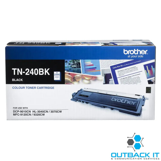 TN-240BK COLOUR LASER TONER - BLACK TONER CARTRIDGE TO SUIT HL-3040CN/3045CN/3070CW/3075CW DCP-9010CN