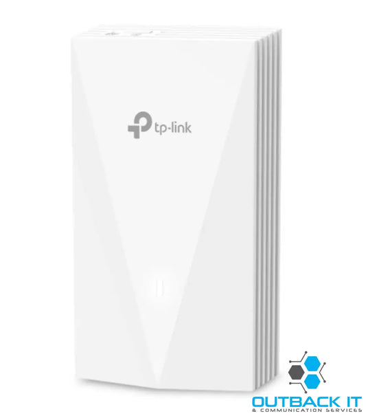TP-Link EAP655-Wall Omada AX3000 Wall Plate WiFi 6 Access Point 574Mbps at 2.4 GHz + 2402 Mbps at 5 GHz 2× Internal