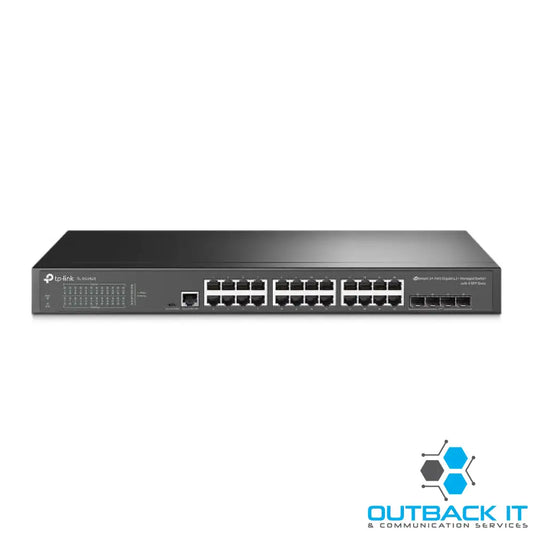 TP-Link SG3428 Omada 24-Port Gigabit L2 + Managed Switch with 4 SFP Slots Integration with Omada SDN Controller Static