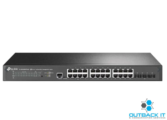 TP-Link SG3428XPP-M2 Omada 24-Port 2.5GBASE-T and 4-Port 10GE SFP + L2 + Managed Switch with 16-Port PoE + & 8-Port PoE