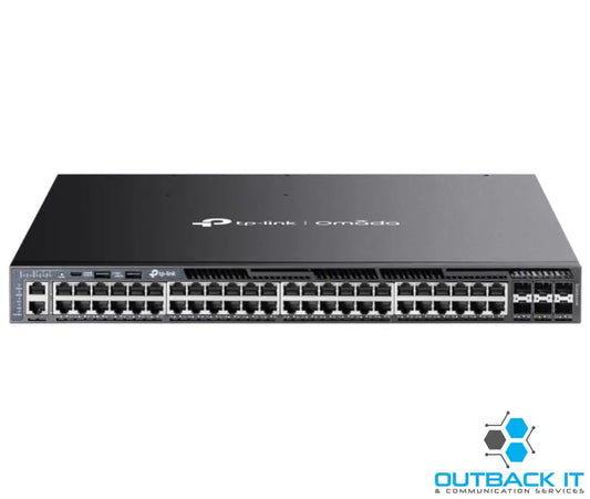 TP-Link SG6654XHP Omada 48-PortGigabit Stackable L3 Managed PoE + Switch with 6 10GE SFP + Slot 48× Gigabit PoE + RJ45