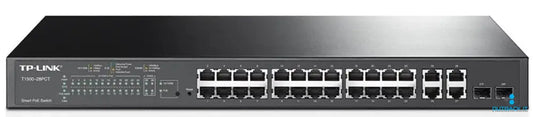 TP-Link T1500-28PCT (TL-SL2428P) JetStream 24-Port 10/100Mbps + 4-Port Gigabit Smart PoE + Switch Omada TP-Link Omada