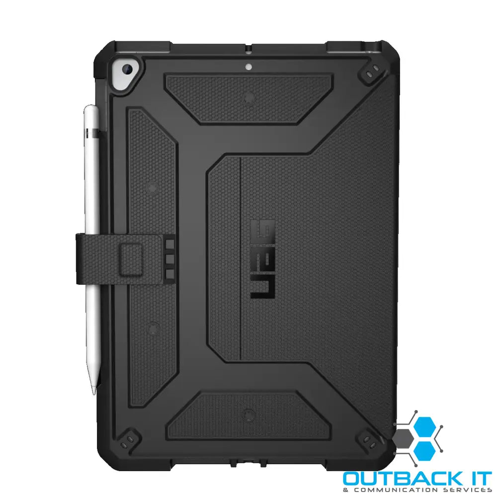 UAG Metropolis Apple iPad (10.2’) (9th/8th/7th Gen) Folio Rugged Case - Black(121916114040) DROP + Military Standard 1