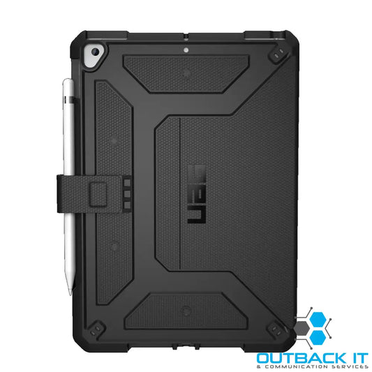 UAG Metropolis Apple iPad (10.2’) (9th/8th/7th Gen) Folio Rugged Case - Black(121916114040) DROP + Military Standard 1