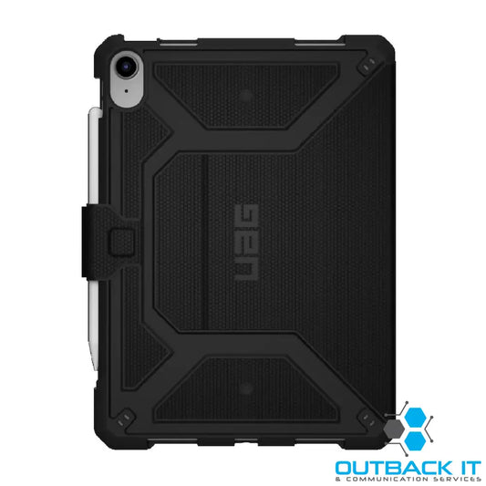 UAG Metropolis Apple iPad (11.0’) 11th Gen (A16) / iPad 10th Gen (10.9’) Folio Rugged Case (Black) - DROP + Military