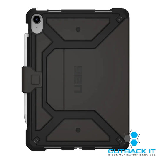 UAG Metropolis SE Apple iPad (11.0’) 11th Gen (A16) / iPad 10th Gen (10.9’) Folio Rugged Case (Black) - DROP + Military