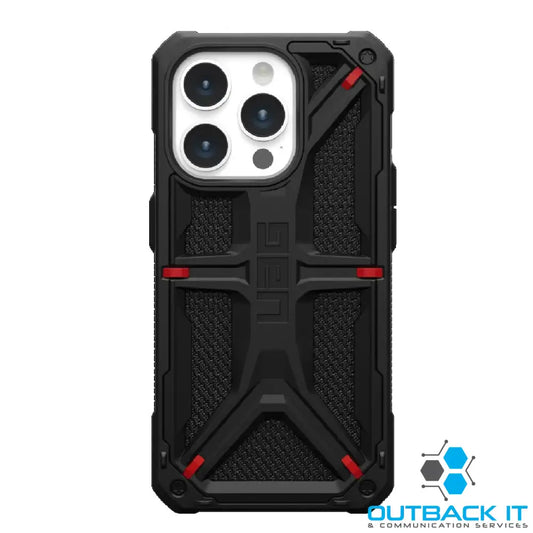 UAG Monarch Kevlar Apple iPhone 15 Pro (6.1’) Rugged Case - Kevlar Black(114278113940),20ft. Drop Protection(6M),5