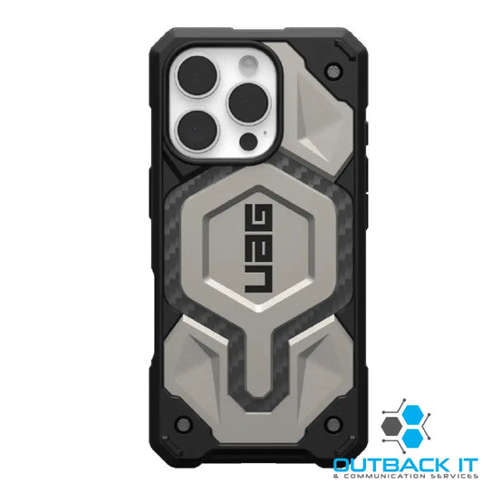 UAG Monarch Pro MagSafe Apple iPhone 16 Pro Max (6.9’) Rugged Case - Titanium (114457113636) 25ft. Drop