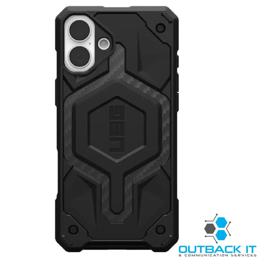 UAG Monarch Pro MagSafe Apple iPhone 16 Plus (6.7’) Rugged Case - Carbon Fiber (114455114242) 25ft. Drop