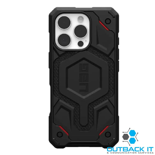 UAG Monarch Pro MagSafe Kevlar Apple iPhone 16 Pro Max (6.9’) Rugged Case - Kevlar Black (114457113940) 25FT Drop