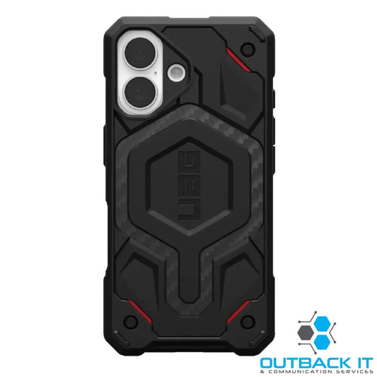 UAG Monarch Pro MagSafe Kevlar Apple iPhone 16 Plus (6.7’) Rugged Case - Kevlar Black (114455113940) 25ft. Drop