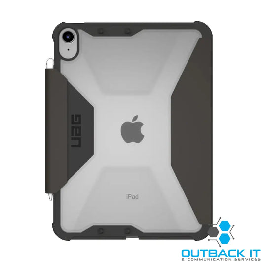 UAG Plyo Apple iPad (11.0’) 11th Gen (A16) / iPad 10th Gen (10.9’) Folio Rugged Case (Black/Ice) - DROP + Military