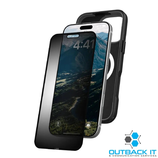 UAG Removable Privacy Apple iPhone 16 Plus/ iPhone 15 Plus (6.7’) Screen Protector - Tint (14436711NA) Anti-Glare