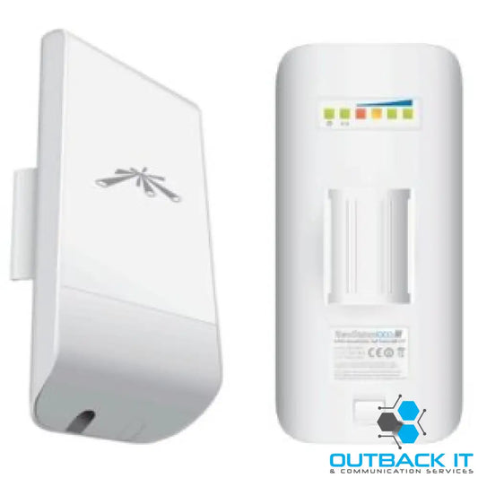 Ubiquiti airMAX Nanostation LOCO M 2.4GHz Indoor/Outdoor CPE - Point-to-Multipoint(PtMP) application - Includes PoE
