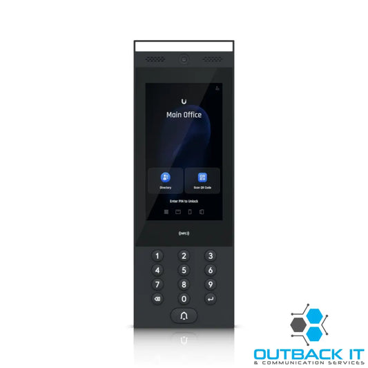 Ubiquiti Intercom,In/Outdoor Intercom Terminal Manage Residential &Commercial Building Entry Request IP65 Bluetooth