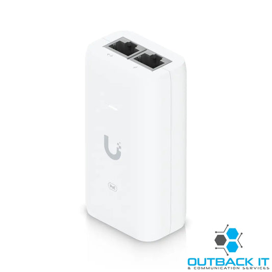 Ubiquiti PoE 802.11AF Adapter Up to 15W of PoE Output RJ45 Data Input AC Cable With Earth Ground Compatible injector