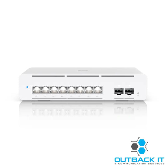 Ubiquiti Pro XG 8 PoE Compact Desktop/Wall-mountable Professional-grade 8-port Layer 3 Etherlighting PoE + + Switch
