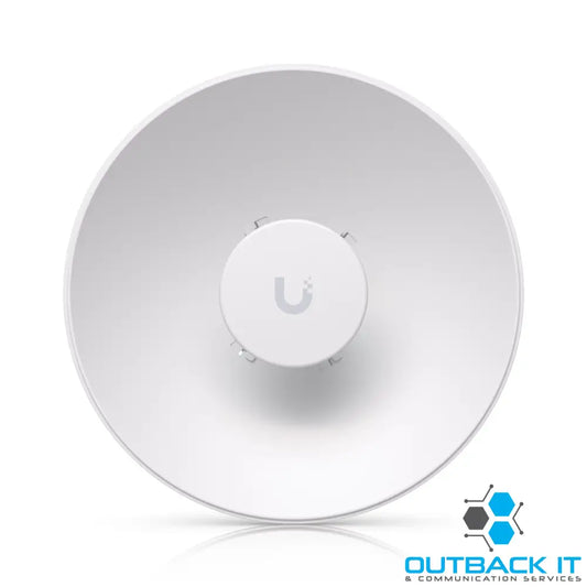 Ubiquiti UISP Dish Mini 5-7 GHz Compact Dish 26 dBi Gain & Radio Direct Connect Compitable With Wave-MLO5 RP-5AC-Gen2